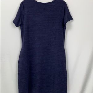 NWT 32 degrees cool heather navy blue dress Lg